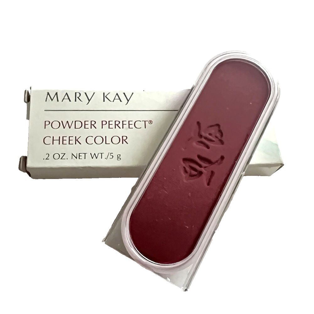 Mary Kay Powder Perfect Cheek Color Blush True Red 6216 New Old Stock